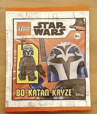全新 lego 912302 Star wars minifigures Paper pack polybag  星球大戰 曼達洛人 BO-KATAN KRYZE 人仔   foil pack