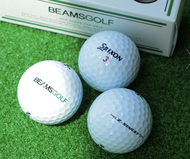 ชุดลูกกอล์ฟสีขาว BEAMS GOLF / SRIXON / Z-STAR XV สำหรับนักเล่นคุณภาพสูง แพ็ค 3 ลูก