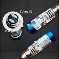 H6 P15D LED Lamp Mini Biled Projector Laser 20W AC DC 12 80V Full Aluminum Waterproof Premium BHOLAM