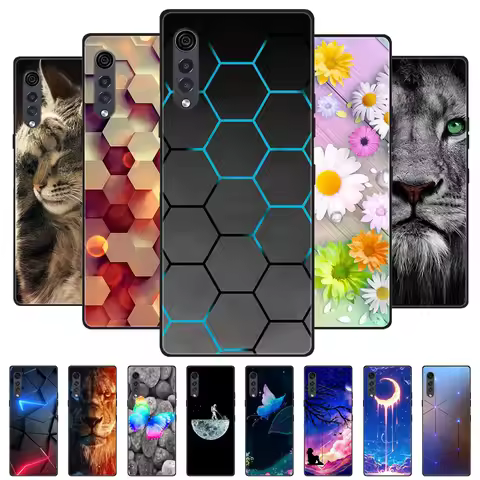 For LG Velvet Case Wolf Lion Soft TPU Silicone Fashion Phone Cover For LG Velvet 5G Back Cases Funda
