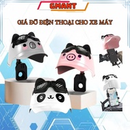 Phone Holder, Waterproof Cartoon Motorcycle Mobile Phone Holder, Sunshade Motorcycle Phone Holder