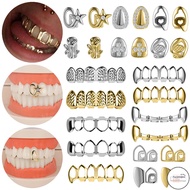 LF 1PC Hip Hop Tooth Cap Polished Teeth Grillz Rapper Lower Bottom Grillz for Teeth Flower Shape Sin
