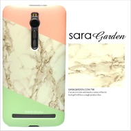 【Sara Garden】客製化 手機殼 ASUS 華碩6 ZenFone6 ZS630KL 撞色 大理石 粉嫩 保護殼 硬殼