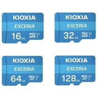 KIOXIA 鎧俠 EXCERIA MicroSD 16G 32G 64G 128G 手機 記憶卡 監視器