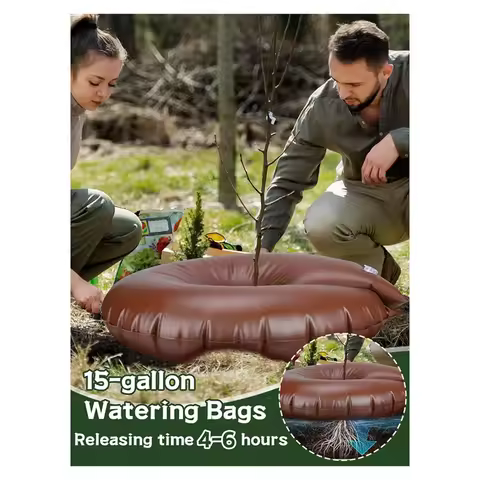 Tree Watering Bags Slow Release Saplings Rings, 4-6 Hours Releasing Time, Automatic Drip Tree Wateri