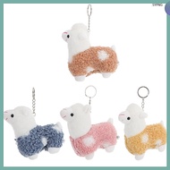 🧸 4Pcs Cute Keychain Accessories Key Holder Novel Plush for Friends