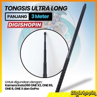 OKOUME Tongsis Selfie Stick Ultra Long Invisible 3M forGoPro Tongsis