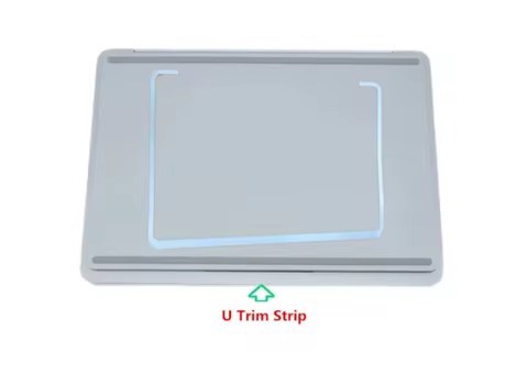 New for Microsoft Surface Laptop Studio 1964 Bottom Case U Trim Strip Tags with Tape silver and Blac