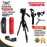 Takara Rover 66V Package of 3 Tripod Monopod OverHead Arm OHA 25 T-054