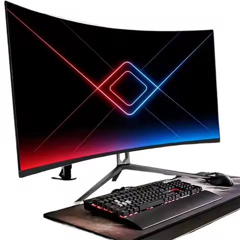 Curved 2K Gaming Monitor 144Hz 165Hz High Refresh Rate LCD Screen 19/21/24/27/28/32 Inch For Gamers 