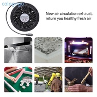 COLO Energy Saving Duct Ventilation Fan For HVAC Airflows Enhancement In Small Spaces