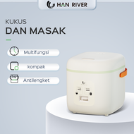 HAN RIVER rice cooker mini（Garansi 365 hari/bisa COD） / magiccom Portable rice cooker 0.8L 400W/watt