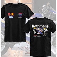 Rothmans x honda HRC MotoGP NSR250R cotton tshirt S-5XL