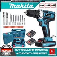 Makita 36v cordless electric drill 2-cell lithium battery high-performance high-power screwdriver multi-function electri