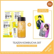 [READY TO SHIP/FREE BTS PHOTO] TEAZEN KOMBUCHA 30T (LEMON/BOTTLE INCLUDED)