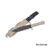 Dao Cao Su Huấn Luyện Chống Đỡ Với Vỏ Bọc Linh Hoạt Mềm Lưỡi Cố Định Giả Nhựa Dao Găm Cho Halloween