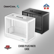 Deepcool CH160 PLUS MATX/ITX Case Black | White PC Chassis Case