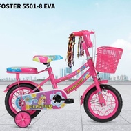 -Sepeda mini anak perempuan 12 inch Morison Ban busa usia 3 - 7 tahun 