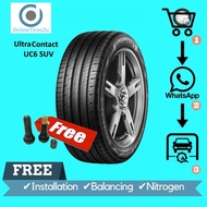 215/60R17 - Continental UltracContact UC6 SUV (With Installation)