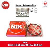 BRT RIK 51 51.25 51.5 51.75 mm PistonRing Thickness 1 x 1 x 2 mm