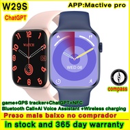 W29S Smart Watch ChatGPT NFC Heart Rate ECG GPS Tracker Bluetooth Call Sports Smartwatch W29 S Men