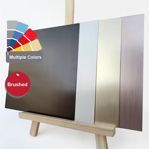 Black/Silver/Gold/Rose Gold Brushed Anodized Aluminum Plate Thickness 0.5/0.8/1/1.5/2mm 100x100mm 20