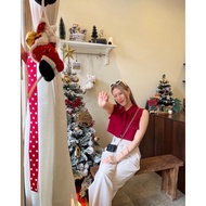 Thesun co Red Crop Top Used *