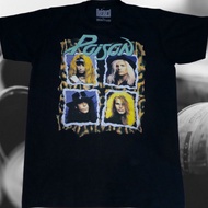 Rock BandPOISON / T-shirt Retro Rock Band T-shirt UnisexPOISON