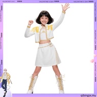 Kpop Demon Hunters Rumi Golden Black Dance Outfit Cosplay Costume for Kids Girls mueadaumy