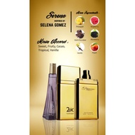 24k Gold Perfume Serena - Selena Gomes Gold Perfume/Tahan lama/FREE MINI TESTER
