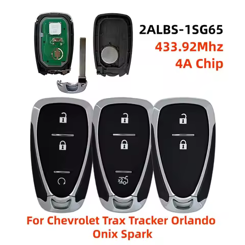 2ALBS-1SG65 2/3 Buttons 433.92Mhz 4A Chip NCF29A Smart Keyless Entry Remote Key For Chevrolet Trax T