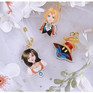 Final Fantasy Keychain, FF9 Keychain, FFIX Keychain, Final fantasy charm, Final Fantasy Vivi, Final 