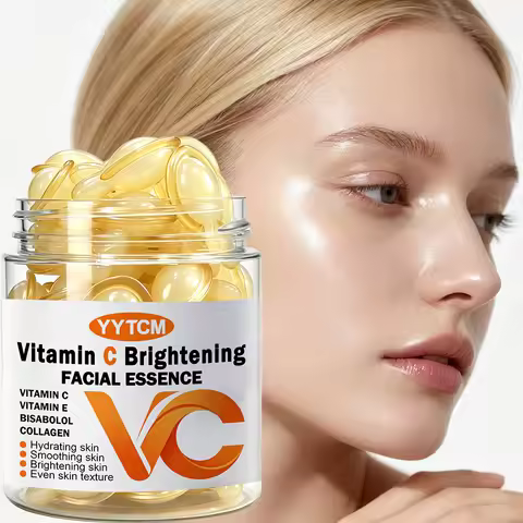 Vitamin C Facial Serum, Moisturizing and Brightening, Firming the Skin, Contains Vitamin E, Retinol,