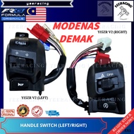 ALAT GANTI MOTOR EX90 KRISS100 KRISS120 MR1 FRG FORMULA ORIGINALS HANDLE SWITCH [LEFT/RIGHT] MODENAS