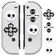HOHOO Nintendo Switch/Switch OLED Joy-Con搖桿蓋+按鍵保護套組 1組 單品 顱骨