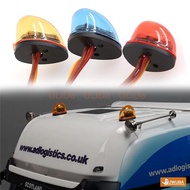 360 Degree Rotating LED Light Warning Lamp Engineering Lights for 1/14 Excavator Tamiya RC Truck SCA