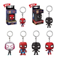 Funko POP Spider-Man Gwen Keychain Peter Parker PVC Marvel Avengers Action Figures Collection