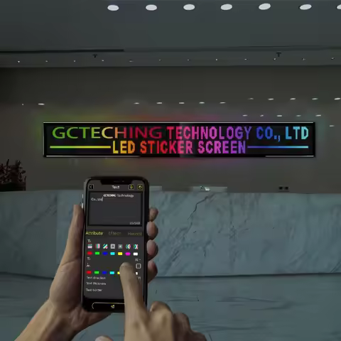 Programmable LED Led Matrix Panel for Store Advertising Display with Bluetooth APP Text Pattern Anim
