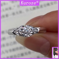 Kuroze High-End Angel Eye Ring Light Luxury Versatile Daily Floating Marquise Fashion Ring Marquise 