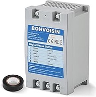 Bonvoisin Single Phase to 3 Phase Converter 5HP(3.75kW) Digital Phase Shifter, 7A 220V-240V Input/Ou