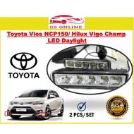 Toyota Vios NCP150 2014 - 2017 / Hilux Vigo Champ 2012 - 2014 OEM LED Daylight TRD Body Kit Led Dayt