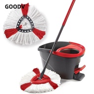 GOODV Mop Head Triangle Spin Mop For O-Cedar/Vileda Microfiber for O-Cedar/Vileda
