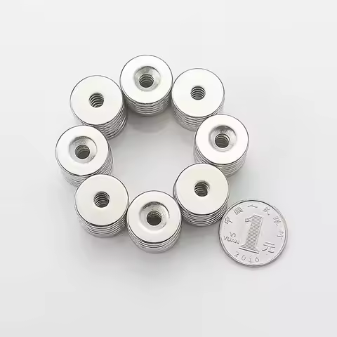 N35 18x3-5 18x5-5 20x3-5 20x5-5 20x8-5 20x10x-6 Search Powerful Hole Strong NdFeB Neodymium Hole Mag
