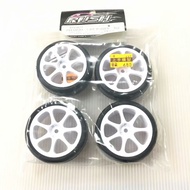 Get Started Remote Control Model RUSH RU0429 1/10 Rv 7-Claw Frame Competition 36X Rubber Tire One Ca