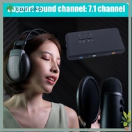 TAMAKO USB Soundbox, with 2 MIC Heads 7.1 Stereo  Sound Card, Professional 8 Channel Stereo Usb Hid 