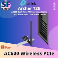 TP-Link Archer T2E AC600 Wireless PCIe AC600 Dual-Band PCI Express Adapter | 433 Mbps 5Ghz | 200 Mbp