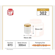 Balang Kosong /Balang Kuih Plastik Pet Container/Balang Biskut/YFP302(72Sets/CTN)