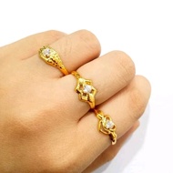 cincin emas asli kadar 700 berat setengah gram