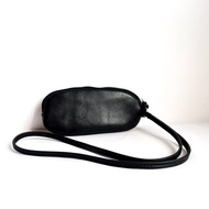 Sheepskin Genuine Leather Glasses Case Bag Double Layer Soft Sheepskin Sunglasses Hanging Chest Bag