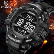 FOXBOX Digital Watch Original Sports Waterproof Alarm Fashion Wristwatch